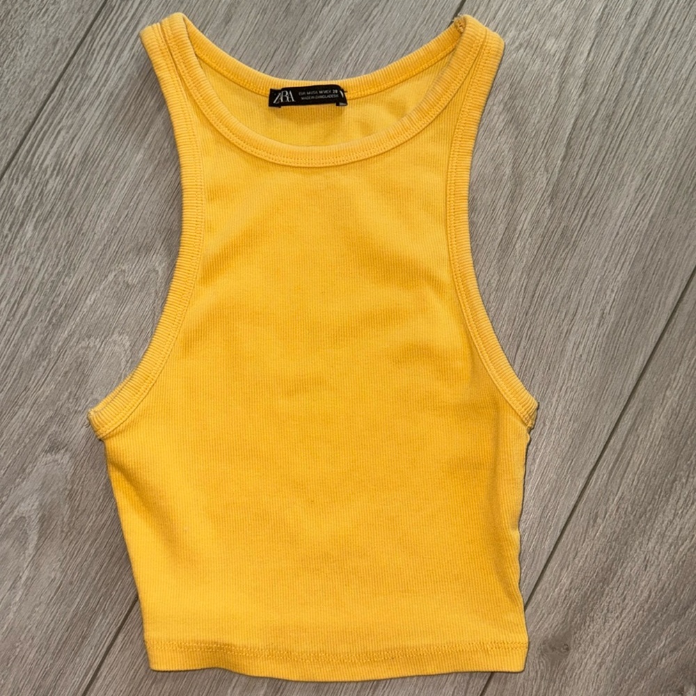 Zara orange tank